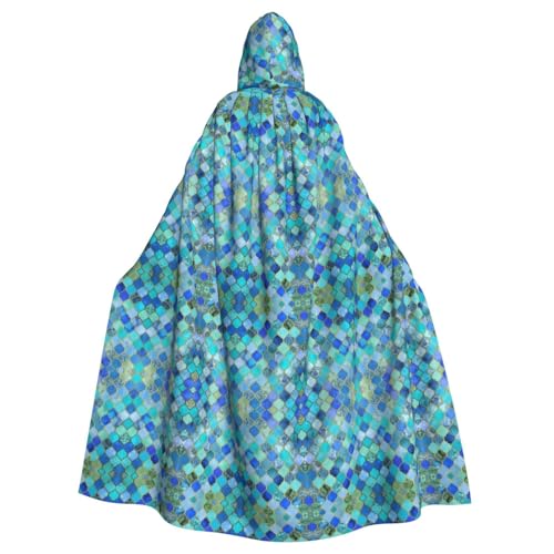 Kfjghhl Unisex Kapuzenumhang mit Steinmuster, für Party, Halloween, Cosplay, Erwachsene, Kapuzenmantel, Weihnachten, 147,3 cm Kfjghhl Unisex Kapuzenumhang mit Steinmuster, für Party, Halloween, Cosplay, Erwachsene, Kapuzenmantel, Weihnachten, 147,3 cm von Kfjghhl