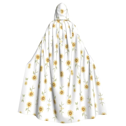Kfjghhl Unisex Kapuzenumhang mit blühendem Sonnenfluss, Kostüm, Party, Halloween, Cosplay, Erwachsene, Kapuzenmantel, Weihnachten, 147,3 cm Kfjghhl Unisex Kapuzenumhang mit blühendem Sonnenfluss, Kostüm, Party, Halloween, Cosplay, Erwachsene, Kapuzenmantel, Weihnachten, 147,3 cm von Kfjghhl