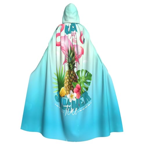 Kfjghhl Unisex Kapuzenumhang mit tropischem Flamingo, Kostüm, Party, Halloween, Cosplay, Erwachsene, Kapuzenmantel, Weihnachten, 147,3 cm Kfjghhl Unisex Kapuzenumhang mit tropischem Flamingo, Kostüm, Party, Halloween, Cosplay, Erwachsene, Kapuzenmantel, Weihnachten, 147,3 cm von Kfjghhl