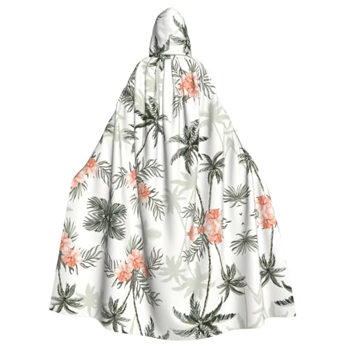 Kfjghhl Unisex Kapuzenumhang mit tropischen Palmen, Kostüm, Party, Halloween, Cosplay, Erwachsene, Kapuzenmantel, Weihnachten, 147,3 cm Kfjghhl Unisex Kapuzenumhang mit tropischen Palmen, Kostüm, Party, Halloween, Cosplay, Erwachsene, Kapuzenmantel, Weihnachten, 147,3 cm von Kfjghhl
