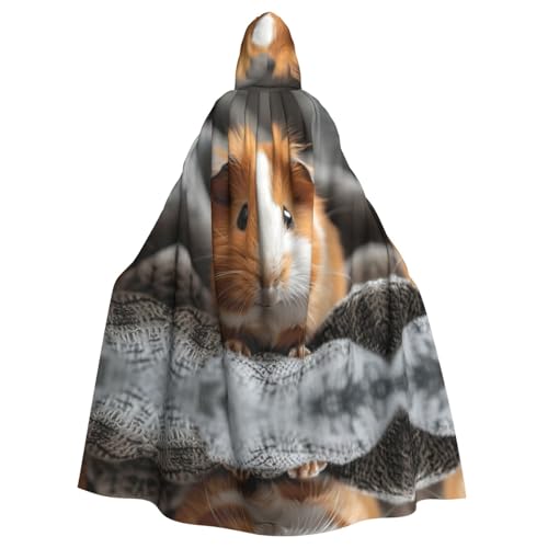 Kfjghhl Unisex-Meerschweinchen-Umhang mit Kapuze, Umhang, Kostüm, Party, Halloween, Cosplay, Erwachsene, Kapuzenmantel, Weihnachten, 147,3 cm Kfjghhl Unisex-Meerschweinchen-Umhang mit Kapuze, Umhang, Kostüm, Party, Halloween, Cosplay, Erwachsene, Kapuzenmantel, Weihnachten, 147,3 cm von Kfjghhl