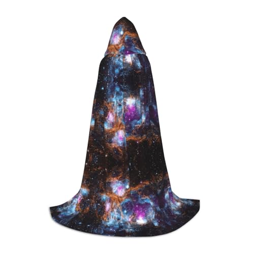 Kfjghhl Universum Galaxie Weltraum Langer Kapuzenumhang Teenager Kind Umhang Hexenkostüm Halloween Kostüm Damen Herren 88,9-149,7 cm Kfjghhl Universum Galaxie Weltraum Langer Kapuzenumhang Teenager Kind Umhang Hexenkostüm Halloween Kostüm Damen Herren 88,9-149,7 cm von Kfjghhl
