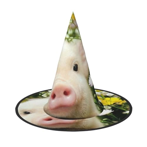 Kfjghhl Vergewaltigungsblumen-Schweine-Halloween-Hut, böse Kostüme, Erwachsene, Unisex, Stirnband, Kostümzubehör, Weihnachtsfeier, Cosplay, Zauberer-Kostüm, Outfit, Halloween Kfjghhl Vergewaltigungsblumen-Schweine-Halloween-Hut, böse Kostüme, Erwachsene, Unisex, Stirnband, Kostümzubehör, Weihnachtsfeier, Cosplay, Zauberer-Kostüm, Outfit, Halloween von Kfjghhl
