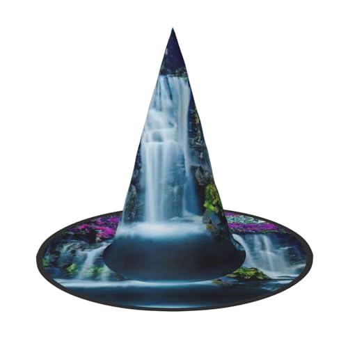 Kfjghhl Wasserfall und Blume, Halloween-Hut, böse Kostüme, Erwachsene, Unisex, Stirnband, Kostümzubehör, Weihnachtsfeier, Cosplay, Zauberer-Kostüm, Outfit, Halloween Kfjghhl Wasserfall und Blume, Halloween-Hut, böse Kostüme, Erwachsene, Unisex, Stirnband, Kostümzubehör, Weihnachtsfeier, Cosplay, Zauberer-Kostüm, Outfit, Halloween von Kfjghhl