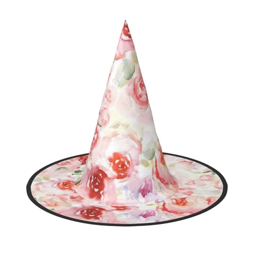 Kfjghhl Weiche Farbe, blasse, verblasste Rosen, Halloweenhut, böse Kostüme, Erwachsene, Unisex, Stirnband, Kostümzubehör, Weihnachtsfeier, Cosplay, Zauberer-Kostüm, Outfit, Halloween Kfjghhl Weiche Farbe, blasse, verblasste Rosen, Halloweenhut, böse Kostüme, Erwachsene, Unisex, Stirnband, Kostümzubehör, Weihnachtsfeier, Cosplay, Zauberer-Kostüm, Outfit, Halloween von Kfjghhl