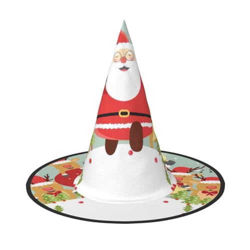 Kfjghhl Weihnachtsmann-Halloween-Mütze, böse Kostüme, für Erwachsene, Unisex, Stirnband, Kostümzubehör, Weihnachtsfeier, Cosplay, Zauberer-Kostüm, Outfit, Halloween Kfjghhl Weihnachtsmann-Halloween-Mütze, böse Kostüme, für Erwachsene, Unisex, Stirnband, Kostümzubehör, Weihnachtsfeier, Cosplay, Zauberer-Kostüm, Outfit, Halloween von Kfjghhl