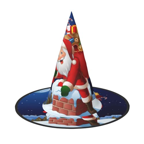 Kfjghhl Weihnachtsmann-Hut, böse Kostüme, Erwachsene, Unisex, Stirnband, Kostümzubehör, Weihnachtsfeier, Cosplay, Zauberer-Kostüm, Outfit, Halloween Kfjghhl Weihnachtsmann-Hut, böse Kostüme, Erwachsene, Unisex, Stirnband, Kostümzubehör, Weihnachtsfeier, Cosplay, Zauberer-Kostüm, Outfit, Halloween von Kfjghhl