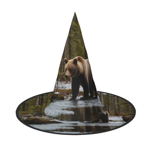 Kfjghhl Weißer Bär, brauner Bär, Halloween-Hut, böse Kostüme, Erwachsene, Unisex, Stirnband, Kostümzubehör, Weihnachtsfeier, Cosplay, Zauberer-Kostüm, Outfit, Halloween Kfjghhl Weißer Bär, brauner Bär, Halloween-Hut, böse Kostüme, Erwachsene, Unisex, Stirnband, Kostümzubehör, Weihnachtsfeier, Cosplay, Zauberer-Kostüm, Outfit, Halloween von Kfjghhl