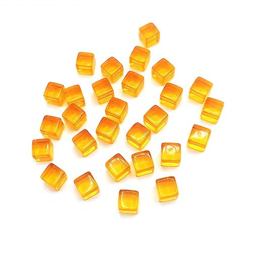 Kfwfuaee 200pcs 8mm Acryl Dices 6 Seiten Dices Klare Rolle Spielen Dices Puzzle Dices Spielzeugbrettspiel Würfel Party ZICES von Kfwfuaee