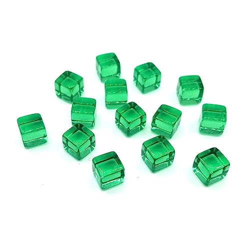 Kfwfuaee 200pcs 8mm Acryl Dices 6 Seiten Dices Klare Rolle Spielen Dices Puzzle Dices Spielzeugbrettspiel Würfel Party ZICES von Kfwfuaee