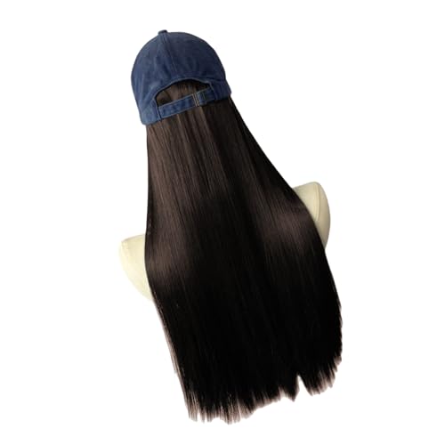 Baseballkappen Sonnenhut Sport Hüte Perücken Haarverlängerungen Pferdeschwanz Für Cosplay Kopfstück Mit Haarverlängerungen Gerade Haare Baseballkappen Sonnenhut Sport Hüte Perücken Haarverlängerungen Pferdeschwanz Für Cosplay Kopfstück Mit Haarverlängerungen Gerade Haare von Kfwfuaee
