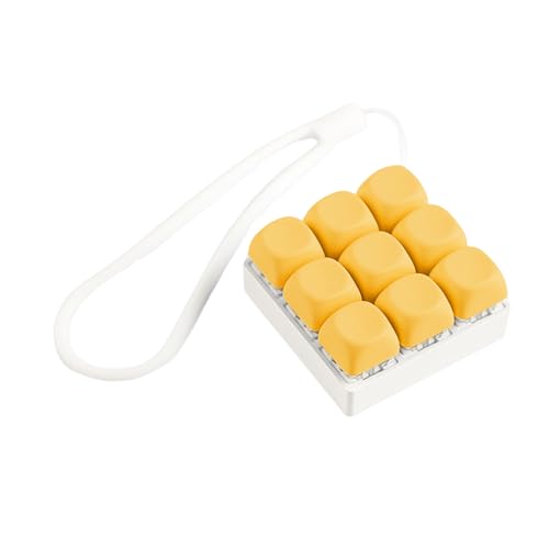 Bunte Tastatur Click Schlüsselanhänger Spielzeug Tester Deckel Tester Stressabbau 9 Ersatztasten mit mechanischem Schalter Bunte Tastatur Click Schlüsselanhänger Spielzeug Tester Deckel Tester Stressabbau 9 Ersatztasten mit mechanischem Schalter von Kfwfuaee