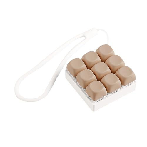 Bunte Tastatur Click Schlüsselanhänger Spielzeug Tester Deckel Tester Stressabbau 9 Ersatztasten mit mechanischem Schalter Bunte Tastatur Click Schlüsselanhänger Spielzeug Tester Deckel Tester Stressabbau 9 Ersatztasten mit mechanischem Schalter von Kfwfuaee