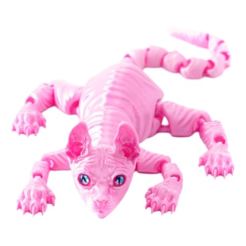 Enjoy Kittens Figure Line Truck Dashboard Interior Decoration Kitten Party Funny Kitten Hairless Cat Shape von Kfwfuaee