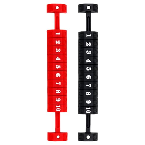 Kfwfuaee 2pcs Table Football Counter Foosball Air Hockey Scoring Units Counters Scores Keeper 10 Zahlen Bewertungs Zähler Indikatoren von Kfwfuaee