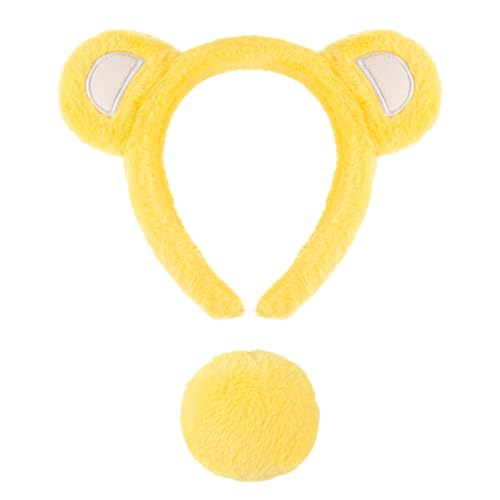 Kfwfuaee Bärenohren Stirnband Mit Heck Kleine Kostüme Ohren & Schwanz Kits Für Halloween Party Kosplay Cosplay Halloween Cosplay Kostüme Kfwfuaee Bärenohren Stirnband Mit Heck Kleine Kostüme Ohren & Schwanz Kits Für Halloween Party Kosplay Cosplay Halloween Cosplay Kostüme von Kfwfuaee
