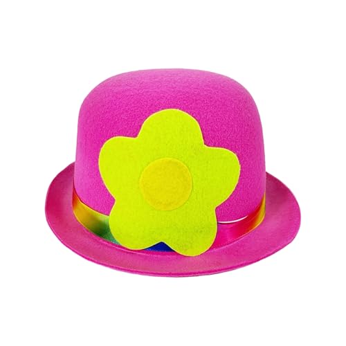 Kfwfuaee Blumen-Dekoration, Hut, Halloween-Clown, bequem, schöne Stile für Halloween-Kostüme, Rollenspiele, kulturelle Feiern, Kostüm-Zubehör Kfwfuaee Blumen-Dekoration, Hut, Halloween-Clown, bequem, schöne Stile für Halloween-Kostüme, Rollenspiele, kulturelle Feiern, Kostüm-Zubehör von Kfwfuaee
