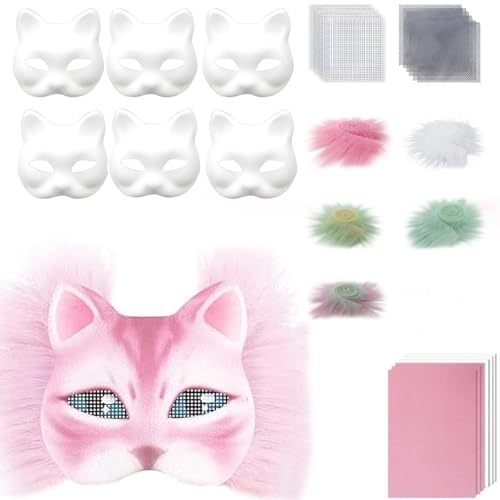 Kfwfuaee Füchse Katzen Maske Mit Augennetz Spaß Therianer Masken Kits Therians Starter Kits Mit All Dem Zeug Für Halloween Maskerade Kfwfuaee Füchse Katzen Maske Mit Augennetz Spaß Therianer Masken Kits Therians Starter Kits Mit All Dem Zeug Für Halloween Maskerade von Kfwfuaee
