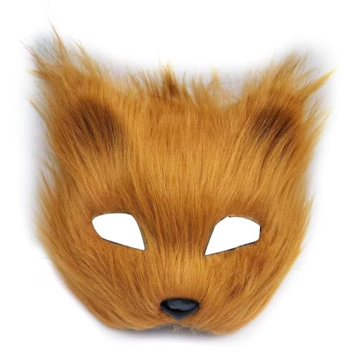 Kfwfuaee Halloween Katzen Gesicht Gesicht CoveAnimal Cosplay Gesicht für Maskeraden Karneval Cosplay Partys Maskeraden Gesicht von Kfwfuaee