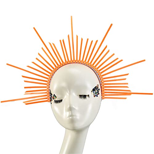 Kfwfuaee Halo Crown Head Peep Tiaras Haarschmuck Gothic Stirnband Cosplay Frauen Party Hut Halo Krone Stirnband Gothic Haarschmuck Kfwfuaee Halo Crown Head Peep Tiaras Haarschmuck Gothic Stirnband Cosplay Frauen Party Hut Halo Krone Stirnband Gothic Haarschmuck von Kfwfuaee
