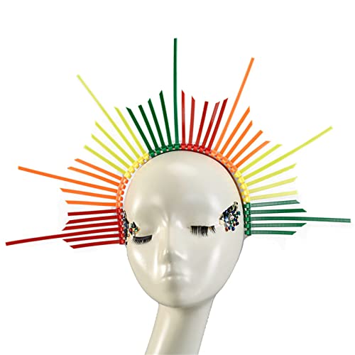 Kfwfuaee Halo Crown Head Peep Tiaras Haarschmuck Gothic Stirnband Cosplay Frauen Party Hut Halo Krone Stirnband Gothic Haarschmuck Kfwfuaee Halo Crown Head Peep Tiaras Haarschmuck Gothic Stirnband Cosplay Frauen Party Hut Halo Krone Stirnband Gothic Haarschmuck von Kfwfuaee
