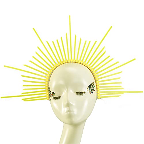 Kfwfuaee Halo Crown Head Peep Tiaras Haarschmuck Gothic Stirnband Cosplay Frauen Party Hut Halo Krone Stirnband Gothic Haarschmuck Kfwfuaee Halo Crown Head Peep Tiaras Haarschmuck Gothic Stirnband Cosplay Frauen Party Hut Halo Krone Stirnband Gothic Haarschmuck von Kfwfuaee