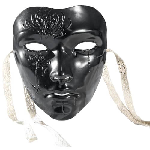[Kfwfuaee] Handgezeichnet für Frauen Männer Maskerade Cosplay Maskerade Halloween Dekoration Foto von Kfwfuaee