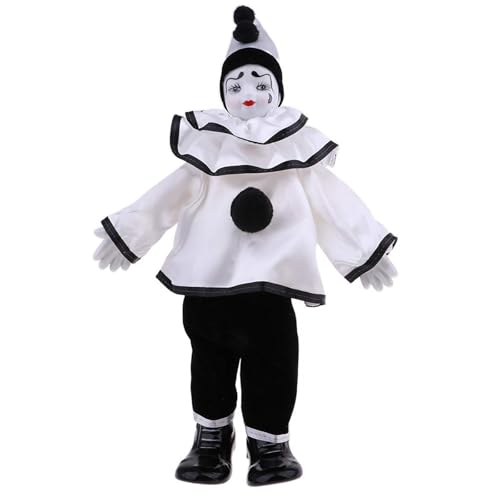 Kfwfuaee Handwerk Porzellan Clown Figur Mit Antikem Design In Eingedrückter Und Lustiger Gesichtsausdruck Home Schreibtisch Dekoration Keramik Clown Figurine Kfwfuaee Handwerk Porzellan Clown Figur Mit Antikem Design In Eingedrückter Und Lustiger Gesichtsausdruck Home Schreibtisch Dekoration Keramik Clown Figurine von Kfwfuaee
