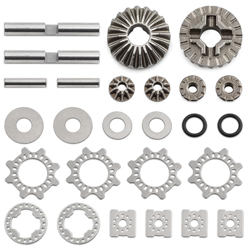 Kfwfuaee Modell Austausch Teil Vorne Und Hinten Getriebe Für 1/7 & 1/8 Fernbedienungspfusspielzeug Für Modellauto Model Modelljungen von Kfwfuaee