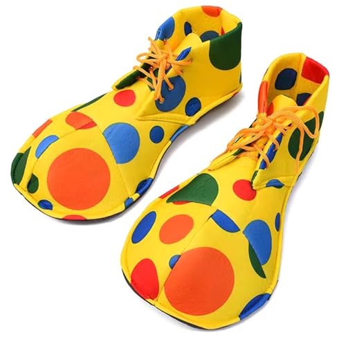 Kfwfuaee Uni Halloween Clown Cosplay Set mit Regenbogen Haar Nase Fliege Handschuhe Outfit für Karneval Partys und Bühnenshows Kfwfuaee Uni Halloween Clown Cosplay Set mit Regenbogen Haar Nase Fliege Handschuhe Outfit für Karneval Partys und Bühnenshows von Kfwfuaee