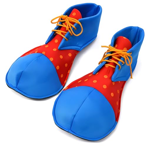 Kfwfuaee Uni Halloween Clown Cosplay Set mit Regenbogen Haar Nase Fliege Handschuhe Outfit für Karneval Partys und Bühnenshows Kfwfuaee Uni Halloween Clown Cosplay Set mit Regenbogen Haar Nase Fliege Handschuhe Outfit für Karneval Partys und Bühnenshows von Kfwfuaee
