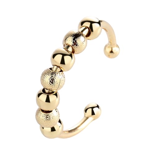 Rotierende Perlen Spannungsabbau Ringe Einstellbare Schmuckspinner Ringe Für Stressmanagement Büro Hand Entspannende Spielzeug Rotierende Perlen Spannungsabbau Ringe Einstellbare Schmuckspinner Ringe Für Stressmanagement Büro Hand Entspannende Spielzeug von Kfwfuaee