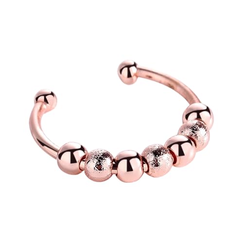 Rotierende Perlen Spannungsabbau Ringe Einstellbare Schmuckspinner Ringe Für Stressmanagement Büro Hand Entspannende Spielzeug Rotierende Perlen Spannungsabbau Ringe Einstellbare Schmuckspinner Ringe Für Stressmanagement Büro Hand Entspannende Spielzeug von Kfwfuaee