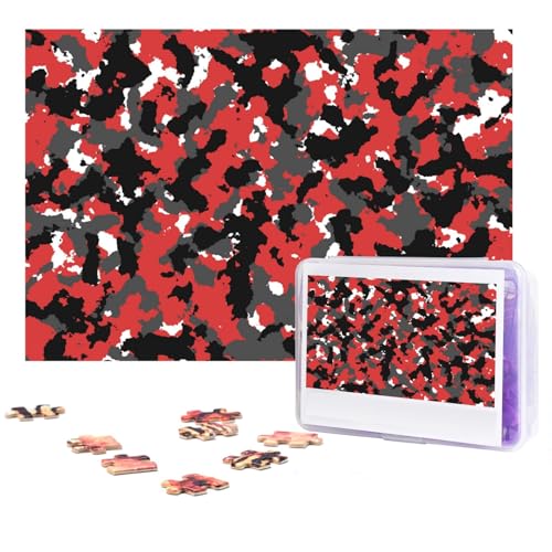 Camo Puzzles 300 Teile Personalisierte Puzzles Fotos Puzzle für Familie Bilderpuzzle für Erwachsene Hochzeit Geburtstag (74,9 x 50 cm) von Khiry