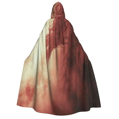 Khkbnb Angry Dragon Kapuzenumhang für Erwachsene, Halloween-Kostüm, perfekt für Hexe, Cosplay, Horror, Halloween-Partys von Khkbnb