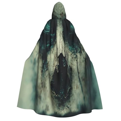 Khkbnb Desperate moments Kapuzenumhang für Erwachsene, Halloween-Kostüm, perfekt für Hexen-Cosplay, Horror-Halloween-Partys von Khkbnb