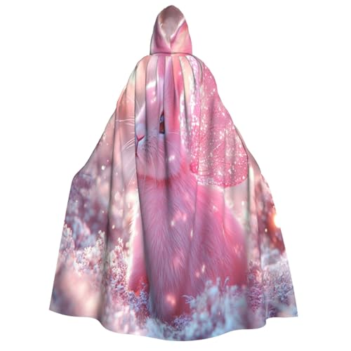 Khkbnb Niedlicher Schmetterlings-Umhang mit Kapuze, für Erwachsene, Halloween-Kostüm, perfekt für Hexe, Cosplay, Horror, Halloween-Partys von Khkbnb