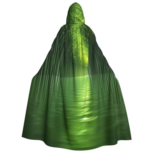 Khkbnb Zhulin Tunnel Kapuzenumhang für Erwachsene, Halloween-Kostüm, perfekt für Hexe, Cosplay, Horror, Halloween-Partys von Khkbnb