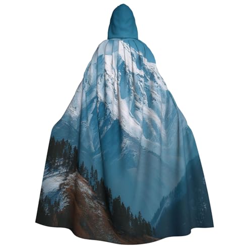 Khkbnb s0f386od Kapuzenumhang für Erwachsene, Halloween-Kostüm, perfekt für Hexen-Cosplay, Horror-Halloween-Partys von Khkbnb