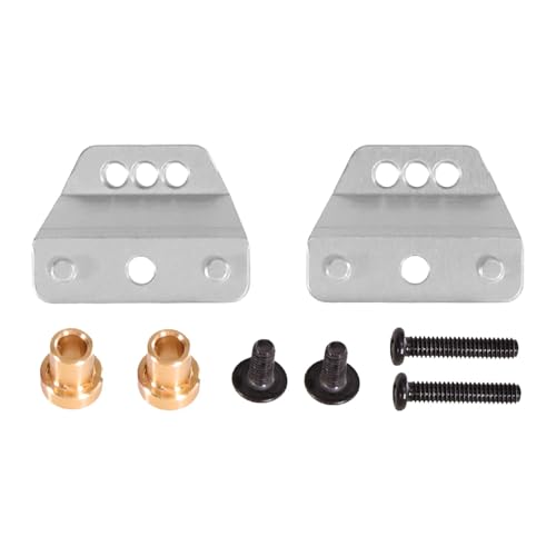 KiBcsLic 1/12 RC Auto Stoßdämpfer Halterungen Reparatur Teile Heavy Duty Aluminium Legierung RC Fahrzeug Zubehör MN168 MN78 MN82, Silber KiBcsLic 1/12 RC Auto Stoßdämpfer Halterungen Reparatur Teile Heavy Duty Aluminium Legierung RC Fahrzeug Zubehör MN168 MN78 MN82, Silber von KiBcsLic