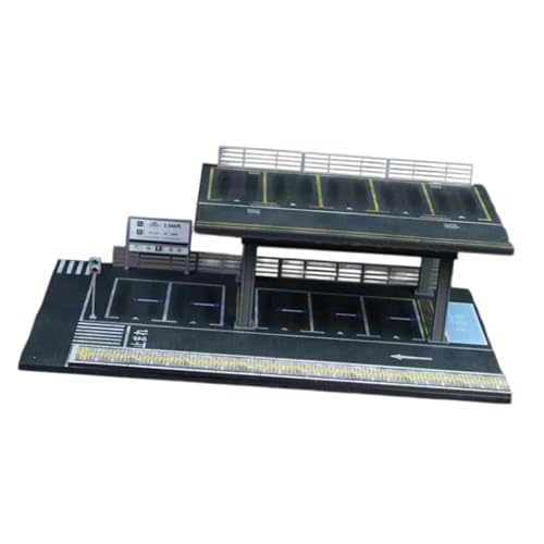 KiBcsLic 1/64 Modellauto Vitrine, Organizer, Dachparkplatz, Miniaturszene, Aufbewahrungsbox für Spielzeugautos, Style B KiBcsLic 1/64 Modellauto Vitrine, Organizer, Dachparkplatz, Miniaturszene, Aufbewahrungsbox für Spielzeugautos, Style B von KiBcsLic