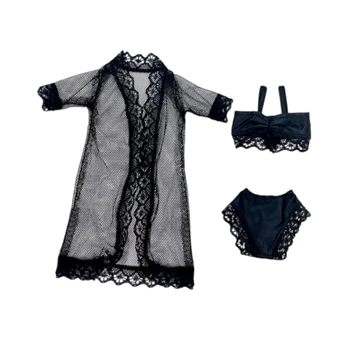 KiBcsLic 11,5'' Puppenschlafset mit Badeanzug Und Badebekleidung, Schwarz KiBcsLic 11,5'' Puppenschlafset mit Badeanzug Und Badebekleidung, Schwarz von KiBcsLic
