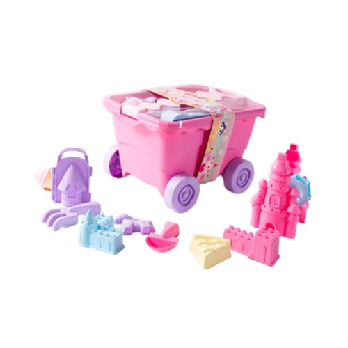 KiBcsLic 11 Teiliges Set für Sandspielzeug, Reise Sandkasten Bausatz für Kinder Im Alter von 3–10 Jahren, Rosa KiBcsLic 11 Teiliges Set für Sandspielzeug, Reise Sandkasten Bausatz für Kinder Im Alter von 3–10 Jahren, Rosa von KiBcsLic