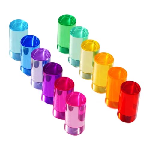 KiBcsLic 12 Teiliges Acryl Zylinderblock Set für Lernaktivitäten Im Vorschulalter für Kinder, Durchmesser 5 cm KiBcsLic 12 Teiliges Acryl Zylinderblock Set für Lernaktivitäten Im Vorschulalter für Kinder, Durchmesser 5 cm von KiBcsLic