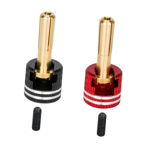 KiBcsLic 2X Bananenstecker Anschlüsse Metall 4mm Messing Stecker für 1/10 RC Hobby Auto LKW KiBcsLic 2X Bananenstecker Anschlüsse Metall 4mm Messing Stecker für 1/10 RC Hobby Auto LKW von KiBcsLic