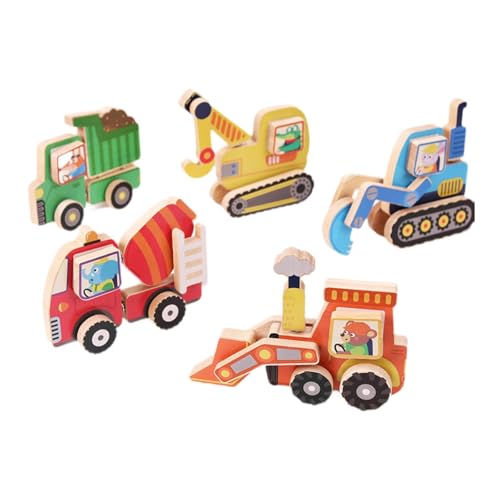 KiBcsLic 5Pcs Auseinander Nehmen BAU Truck Stem Spielzeug für Kinder 3 4 5 Jahre Alte Kinder KiBcsLic 5Pcs Auseinander Nehmen BAU Truck Stem Spielzeug für Kinder 3 4 5 Jahre Alte Kinder von KiBcsLic