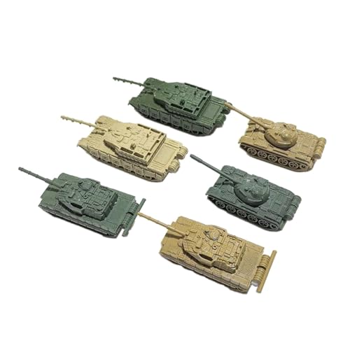 KiBcsLic 6 Teiliges Modellbau Set, Miniaturfahrzeuge Im Maßstab 1:144, DIY Bausatz für Jungen, Style A von KiBcsLic