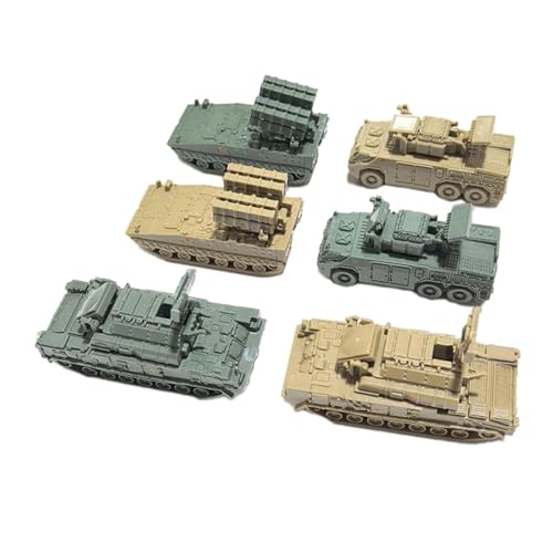 KiBcsLic 6 Teiliges Modellbau Set, Miniaturfahrzeuge Im Maßstab 1:144, DIY Bausatz für Jungen, Style C KiBcsLic 6 Teiliges Modellbau Set, Miniaturfahrzeuge Im Maßstab 1:144, DIY Bausatz für Jungen, Style C von KiBcsLic