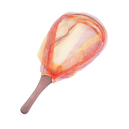 KiBcsLic Angelnetz für Teich, faltbares Fischnetz mit Griff, Angelausrüstung für Outdoor-Sport, Orange von KiBcsLic