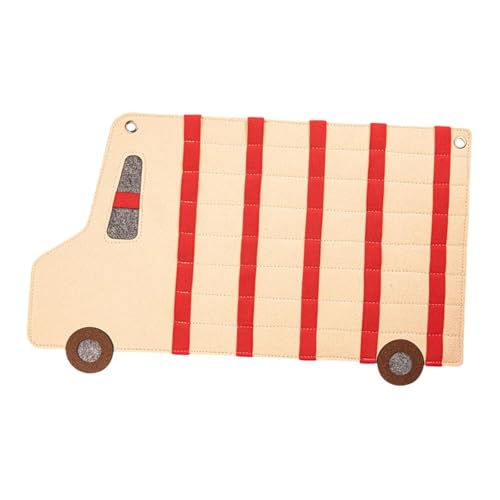 KiBcsLic Aufbewahrungs Organizer Zum Aufhängen An Der, für bis zu 40 Kleine Spielzeugautos, Spielzeugauto Display, Hängetasche für Enthusiasten, Gesc, Rot KiBcsLic Aufbewahrungs Organizer Zum Aufhängen An Der, für bis zu 40 Kleine Spielzeugautos, Spielzeugauto Display, Hängetasche für Enthusiasten, Gesc, Rot von KiBcsLic